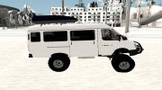 ГАЗ-3221-288 ГАЗель Бизнес 4x4 для GTA San Andreas миниатюра 2