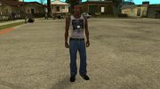 Белая майка на фоне деревьев para GTA San Andreas miniatura 1