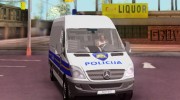 Mercedes Sprinter - Croatian Police Van для GTA San Andreas миниатюра 12