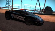 Lamborghini Gallardo LP 570-4 2011 Police v2 para GTA San Andreas miniatura 2
