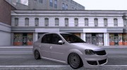 Dacia Logan White para GTA San Andreas miniatura 4