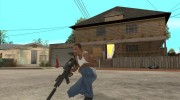 SCAR-L black для GTA San Andreas миниатюра 4