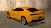 Chevrolet Camaro SS (HD) для GTA San Andreas миниатюра 5
