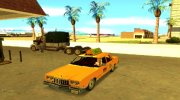 Dodge Diplomat 1987 Taxi для GTA San Andreas миниатюра 1