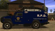 Hummer FBI truck para GTA San Andreas miniatura 3
