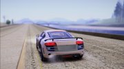 AUDI R8 GT 2012 для GTA San Andreas миниатюра 2