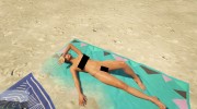 Девушки топлес на пляже для GTA 5 миниатюра 1