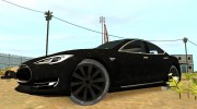 Tesla Model S для GTA 4 миниатюра 5