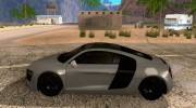 Audi R8 V10 TT Black Revel para GTA San Andreas miniatura 2
