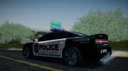 2012 Dodge Charger SRT8 Police interceptor LVPD for GTA San Andreas miniature 6