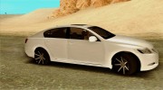 Lexus GS 450h Vossen para GTA San Andreas miniatura 4