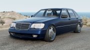 Mercedes-Benz S 600 L (Bm.140.057) 1994 para BeamNG.Drive miniatura 7