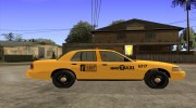 Ford Crown Victoria 2003 NYC TAXI for GTA San Andreas miniature 5