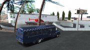 GTA 5 Vapid Police Prison Bus para GTA San Andreas miniatura 2