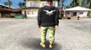 Skin Random Pack 245 (Outfit BikerB) para GTA San Andreas miniatura 2