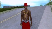Lil Wayne ped para GTA San Andreas miniatura 1