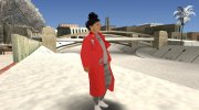 Girl in winter coat для GTA San Andreas миниатюра 2