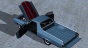 Chevrolet El Camino Super Sport 454 70 Sa Style для GTA San Andreas миниатюра 4