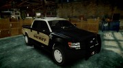 Ford F150 2010 Liberty County Sheriff para GTA 4 miniatura 2