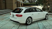 2013 Audi A4 Avant для GTA 5 миниатюра 3