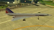 Concorde Air France para GTA San Andreas miniatura 4