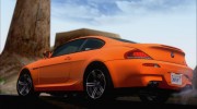 BMW M6 E63 2010 для GTA San Andreas миниатюра 6