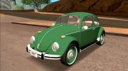 Volkswagen Beetle (Fuscao) 1500 1974 for GTA San Andreas miniature 1