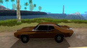 Pontiac GTO 1969 для GTA San Andreas миниатюра 2