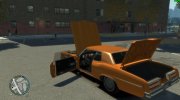 1972 Pontiac Grand Ville Coupe для GTA 4 миниатюра 6
