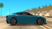 Aston Martin Zagato V12 V1.0 для GTA San Andreas миниатюра 5