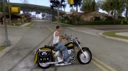 Harley Davidson FLSTF (Fat Boy) v2.0 Skin 3 для GTA San Andreas миниатюра 5