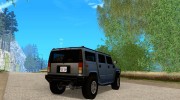 Hummer H2 SUV for GTA San Andreas miniature 4