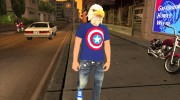 Skin HD GTA V Online в маске Орла para GTA San Andreas miniatura 8