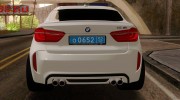 BMW X6M 2015 ДПС для GTA San Andreas миниатюра 3