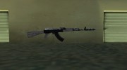 AK-47 Grey Chrome для GTA San Andreas миниатюра 2