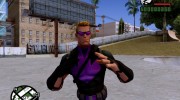 Hawkeye without weapons для GTA San Andreas миниатюра 1
