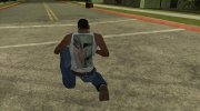 Белая майка непонятная para GTA San Andreas miniatura 4