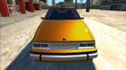 GTA IV Willard Cabrio Taxi для GTA San Andreas миниатюра 7