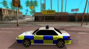Sultan London Police для GTA San Andreas миниатюра 2