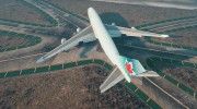 Air Canada + Air Canada Rouge Textures for Jumbo Jet para GTA 5 miniatura 3