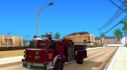 American LeFrance Pumper 1960 para GTA San Andreas miniatura 1