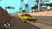 Dacia Solenza Taxi для GTA San Andreas миниатюра 1