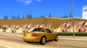 Mazda MX-5 1997 для GTA San Andreas миниатюра 4