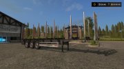 Прицеп для брёвен с автозагрузкой for Farming Simulator 2017 miniature 2