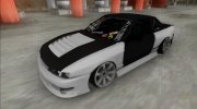 Nissan Silvia S13.4 Drift Project para GTA San Andreas miniatura 3