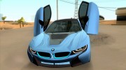 BMW I8 2013 para GTA San Andreas miniatura 4