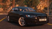 2013 Audi A6 Saloon Unmarked for GTA 5 miniature 1