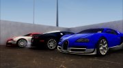 Bugatti Veyron для GTA San Andreas миниатюра 7