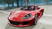 Porsche Carrera GT [EPM] для GTA 4 миниатюра 1