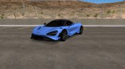 2020 McLaren 765LT for GTA San Andreas miniature 1